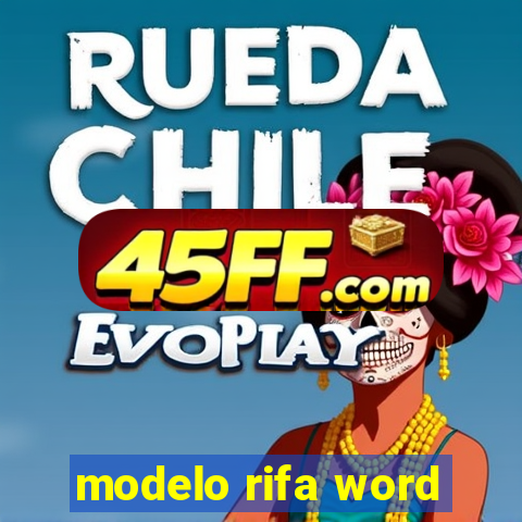 modelo rifa word